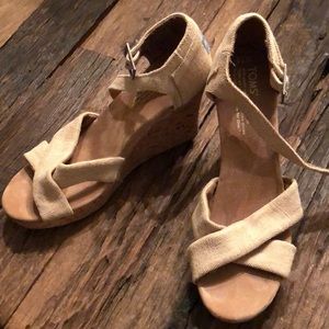 Toms Super Comfy Wedges Cork